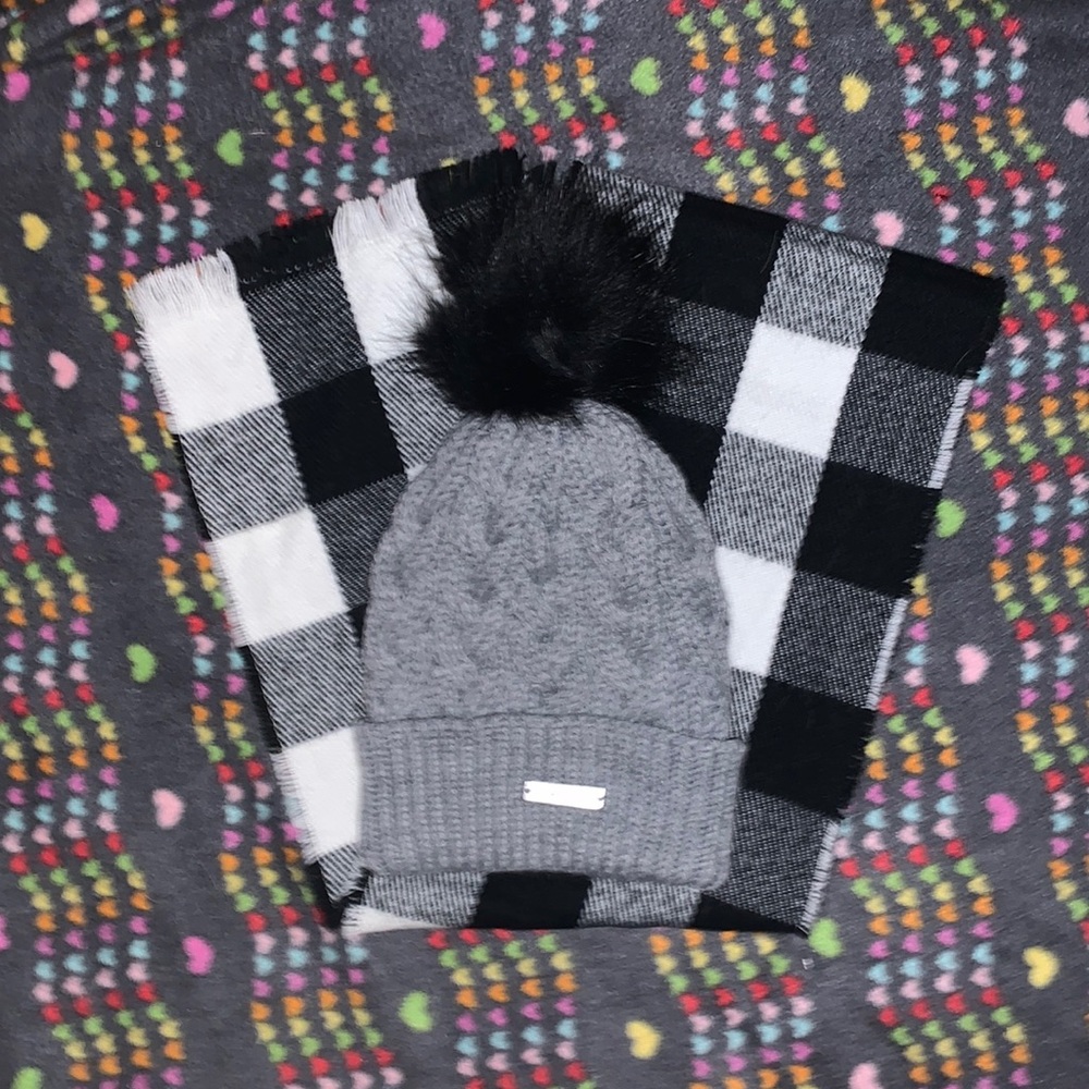 women’s hat and scarf